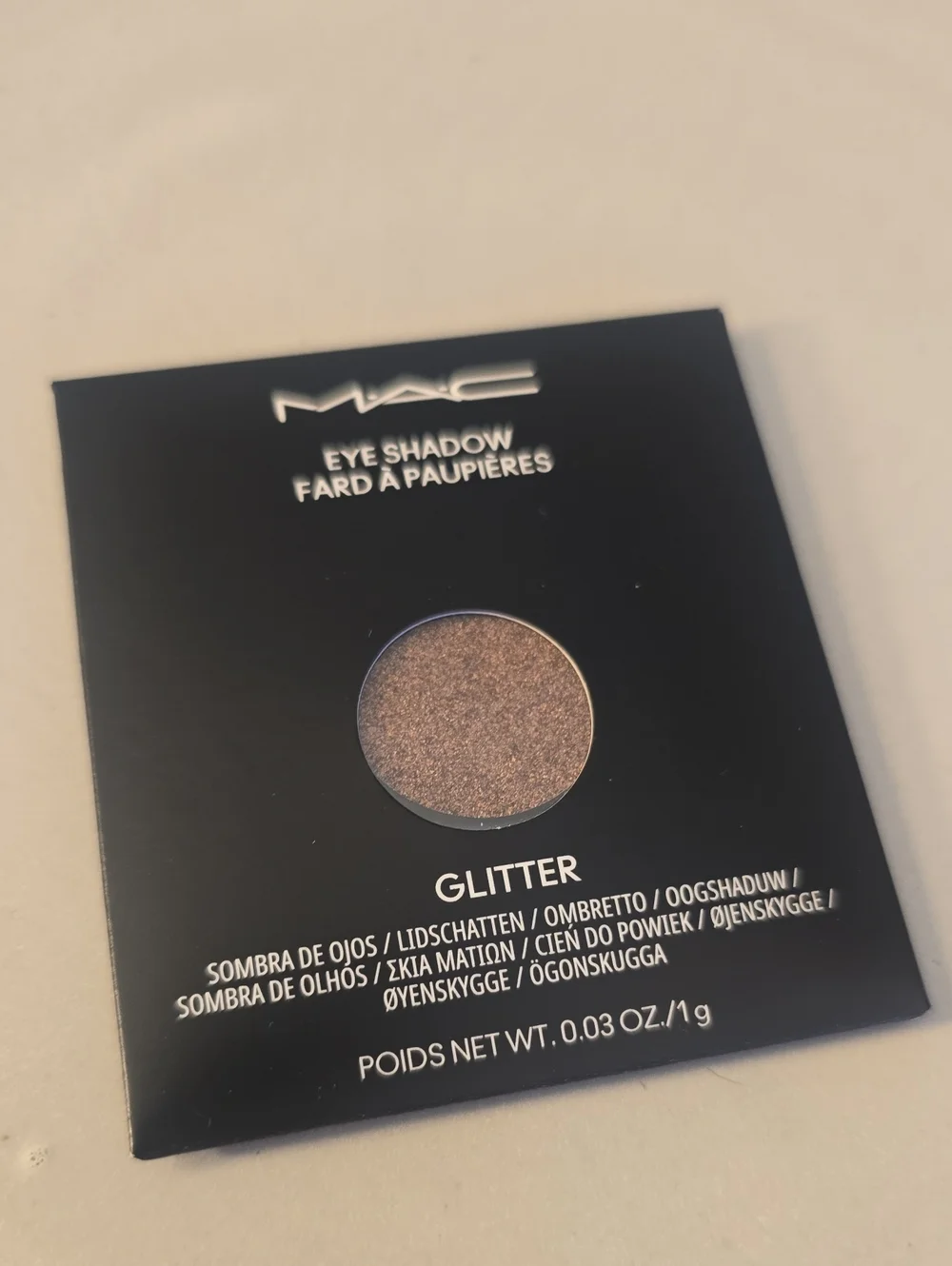 MAC Cosmetics Glitter Eyeshadow - Shimmery Brown 12 Hour Wear